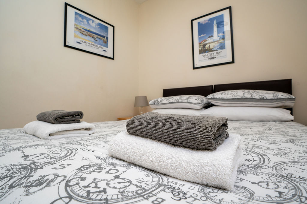 Bedroom, Longsands Lodge Tynemouth Holiday Home Rental Accommodation