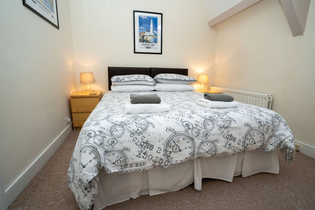 Bedroom, Longsands Lodge Tynemouth Holiday Home Rental Accommodation