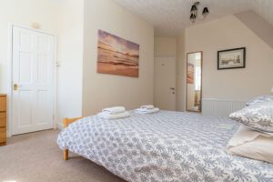 Bedroom, Longsands Lodge Tynemouth Holiday Home Rental Accommodation